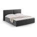 Tmavosivá boxspring posteľ s úložným priestorom 180x200 cm Arendal – Cosmopolitan Design