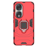 Odolné puzdro na Honor 90 5G Ring Armor Rugged červené