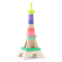 Vilac Drevená nasadzovacia Eiffelova veža