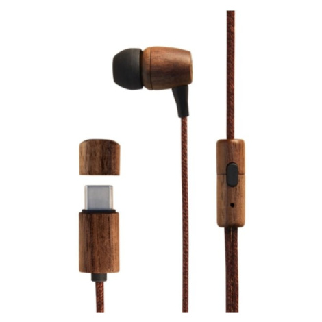 Energy Sistem Earphones Eco Walnut Wood (USB-C, In-ear, Sustainable wood, Hemp cable, Mic, Contr