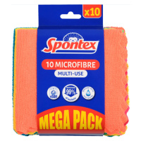 Spontex Microfibre utierky z mikrovlákna 10ks MEGA PACK