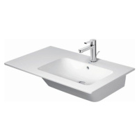 Duravit ME by Starck asymetrické umyvadlo 830x490 mm, s WonderGliss, bílá 23468300601