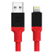 Tactical Fat Man, USB-A na Lightning, 1m, červený