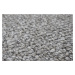 Kusový koberec Wellington šedý kruh - 400x400 (průměr) kruh cm Vopi koberce