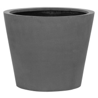Kvetináč Bucket, farba sivá, viac veľkostí - PotteryPots Velikost: XS - v. 35 cm, ⌀ 40 cm