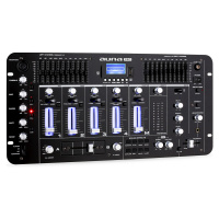 Auna Pro Kemistry 3 B, 4-kanálový DJ mixážny pult, bluetooth, USB, SD, phono, čierny