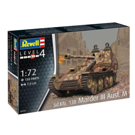 Plastic ModelKit military 03316 - Sd. Kfz. 138 Marder III Ausf. M (1:72)