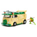 Autíčko Turtles Party Wagon Jada kovové s otvárateľnými dverami a figúrka Donatello dĺžka 20 cm 