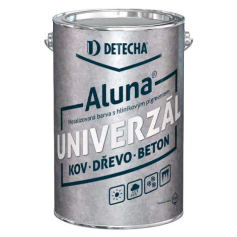 DETECHA Aluna strieborná - syntetická farba na kov s obsahom hliníka 2 kg hodvábny lesk