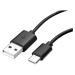 Dátový kábel USB Type-C, 150 cm, Samsung, čierny, továrenský