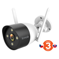 Tenda CT6 - venkovní IP WiFi 2K (3MP) kamera s přenosem zvuku, noční vidění 30m, RJ45, IP6