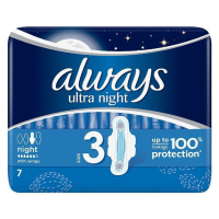 Always Ultra Night hygienické vložky 7ks