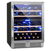 Klarstein Vinovilla Duo43, dvojzónová vinotéka, 129 l, 43 fliaš, 3-farebné LED osvetlenie, sklen