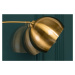 LuxD 24874 Štýlová stojanová lampa Arch 205 cm zlatá Stojanové svietidlo