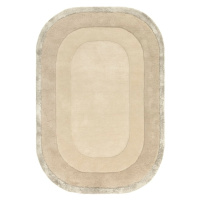 Krémovobiely ručne tkaný koberec s prímesou vlny 160x230 cm Halo – Asiatic Carpets