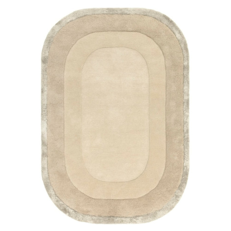 Krémovobiely ručne tkaný koberec s prímesou vlny 160x230 cm Halo – Asiatic Carpets