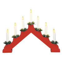 Červená svetelná dekorácia s vianočným motívom Ola – Markslöjd