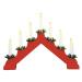 Červená svetelná dekorácia s vianočným motívom Ola – Markslöjd