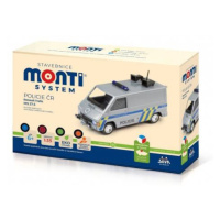 Stavebnica Monti System MS 27,5 Polícia ČR Renault Trafic 1:35 v krabici 22x15x6cm