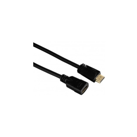 Hama 122121 HDMI predlžovací kábel vidlica-zásuvka, pozlátený, 3*, 3 m