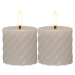 LED sviečky v súprave 2 ks (výška  7,5 cm) Flamme Swirl – Star Trading