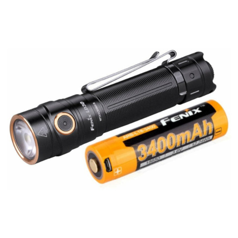 LED baterka Fenix LD30 + USB aku 3400 mAh (Fenix)