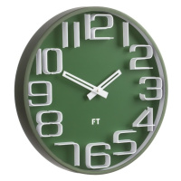 Dizajnové nástenné hodiny Future Time FT8010GR Numbers 30cm