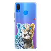 Silikónové puzdro iSaprio - Leopard With Butterfly - Huawei Nova 3i