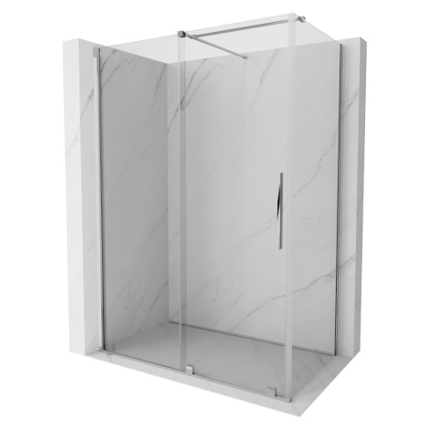 MEXEN/S - Velár sprchovací kút 150 x 80, transparent, chróm 871-150-080-01-01