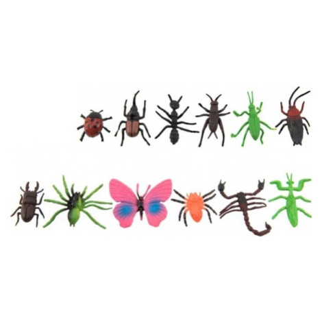 Hmyz / zvieratko mini plast 4-8cm 12 ks v sáčku Teddies