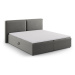 Sivá boxspring posteľ s úložným priestorom 160x200 cm Arendal – Cosmopolitan Design