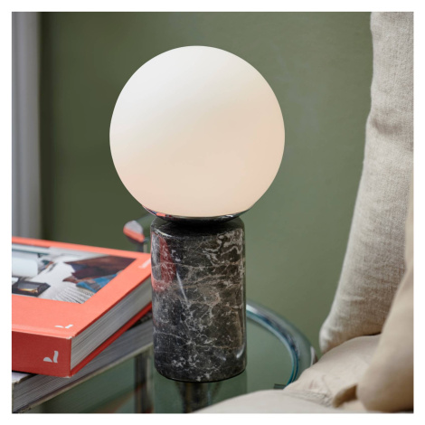 Stolová lampa Lilly Marble podstavec mramor, sivá Nordlux