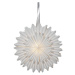 Biela svetelná dekorácia s vianočným motívom Crystal – Star Trading