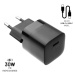 FIXED FIXC30M-CC-BK SET SIETOVEJ NABIJ. MINI S USB-C VYST. A USB-C/USB-C KAB.,1 M,CIERNY