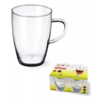 SIMAX Hrnček sklenený na čaj, kávu, 400 ml, SIMAX, LYRA 400ml, sada 4 ks