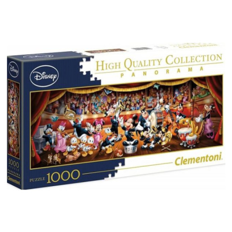 Puzzle 1000 dielikov panorama - Disney orchester