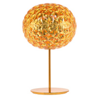 Kartell Planet stolná LED lampa s podstavcom, žltá