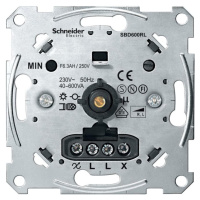 Stmievac otocný striedavý (6) RL 600W/VA (SS) - prístroj Merten SysM (Schneider)