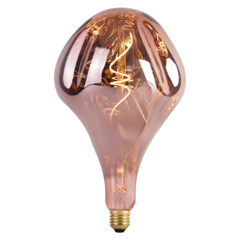 E27 stmievateľná LED lampa A165 ružová 6W 80 lm 1800K Calex