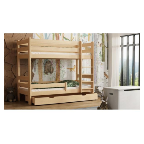 Poschodové detské postele - 190x90 cm
