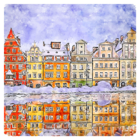 Obraz 30x30 cm Wroclaw – Fedkolor