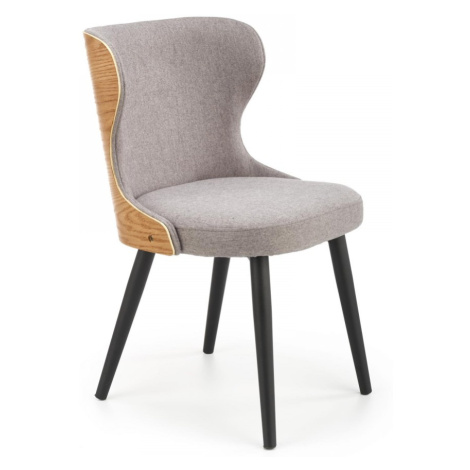 Designová stolička Naly sivá Halmar
