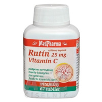 MedPharma RUTÍN 25 mg + Vitamín C 100 mg