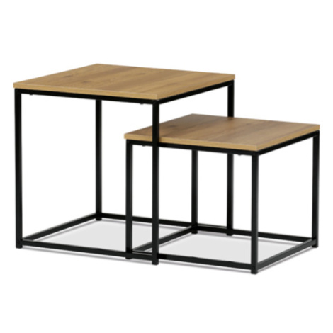 Odkladací stolík Autronic 50x52 cm prírodná MDF AF-076 OAK