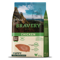 Bravery dog Large/Medium Puppy Chicken - 4kg