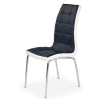 Sconto Jedálenská stolička SCK-186 čierna/biela