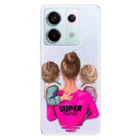Odolné silikónové puzdro iSaprio - Super Mama - Two Boys - Xiaomi Redmi Note 13 Pro 5G / Poco X6