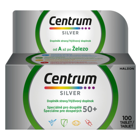 CENTRUM Multivitamín silver 50+ 100 tabliet