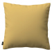 Dekoria Karin - jednoduchá obliečka, matná žltá, 43 x 43 cm, Cotton Panama, 702-41