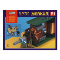 MERKUR E1 Stavebnica elektrina, magnetizmus v krabici 36x28x8cm